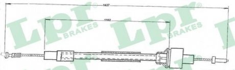 Трос сцепления LPR C0094C
