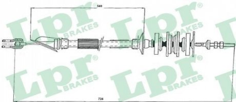 Трос LPR C0161C