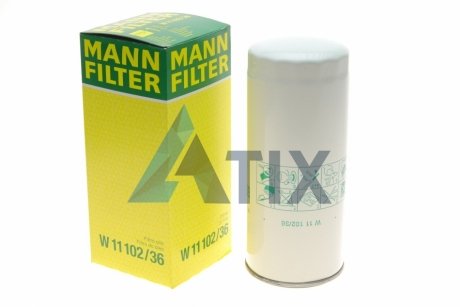 Фільтр мастил MANN W 11 102/36