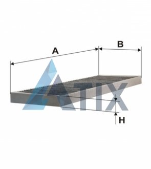 Фільтр салону вугільний WIX FILTERS WP6819 (фото 1)