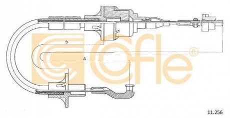 Трос зчеплення COFLE 11.256