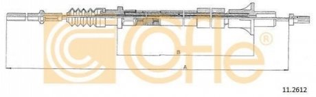 Трос зчеплення COFLE 11.2612