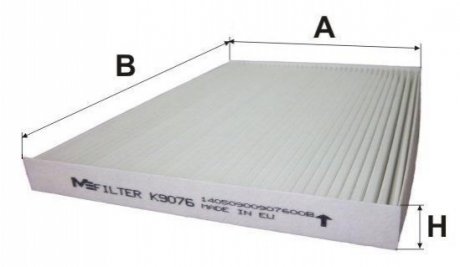 Фільтр салону M-FILTER K9076