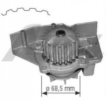 Водяна помпа AIRTEX 1563