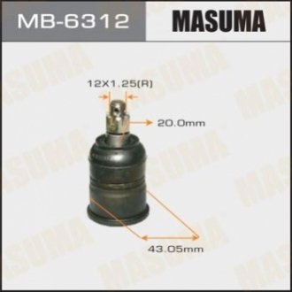 Шарова опора MASUMA MB-6312