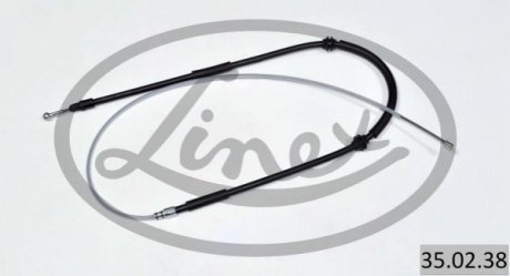 Трос ручного гальма LINEX 35.02.38