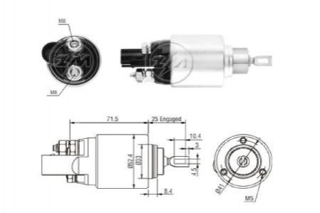 Втягуюче реле ZM ZM8381