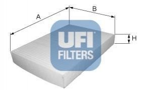 Фiльтр салону UFI 53.093.00