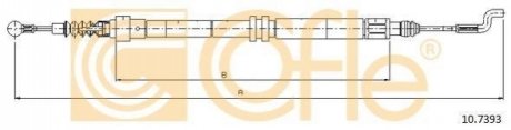 Трос ручника COFLE 10.7393 (фото 1)