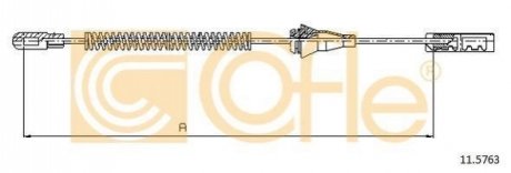 Трос ручного гальма COFLE 11.5763 (фото 1)