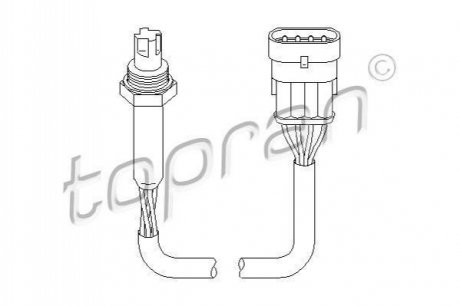 Лямбда-зонд TOPRAN / HANS PRIES 201756