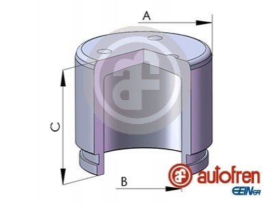 Поршень цилндра суппорта AUTOFREN D025736 (фото 1)