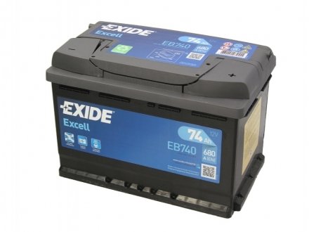 Аккумулятор EXIDE EB740 (фото 1)