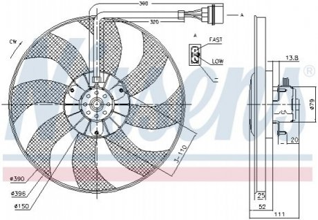 Вентилятор NISSENS 85796 (фото 1)