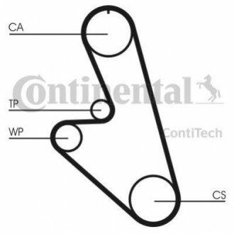 Ремінь ГРМ Contitech CT 535 (фото 1)