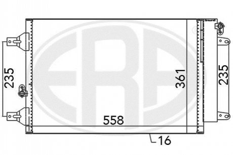 Радіатор ERA 667059