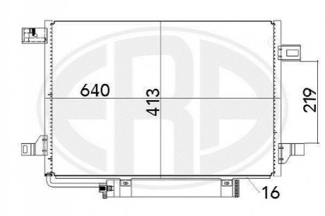 Радіатор ERA 667002