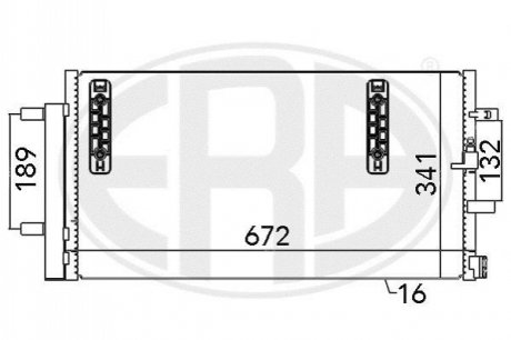 КОНДЕНСАТОР ERA 667048 (фото 1)