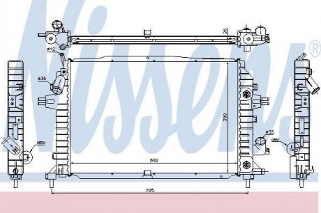 Теплообменник NISSENS 63115A