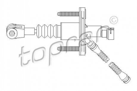 Цилиндр TOPRAN / HANS PRIES 207 028