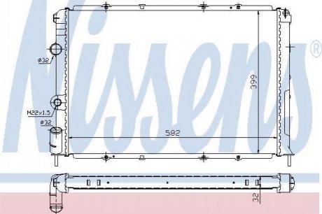 Теплообменник NISSENS 63938A