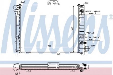 Теплообменник NISSENS 64033A