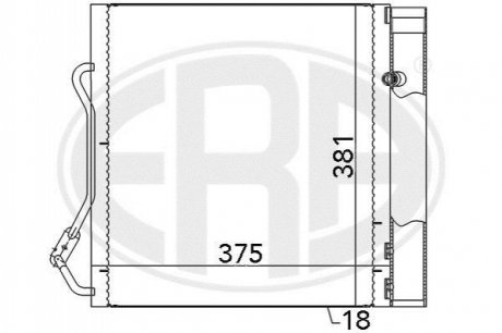 Радiатор ERA 667042