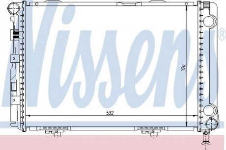 Теплообменник NISSENS 62549A