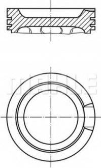 Поршень MAHLE / KNECHT 033 16 02 (фото 1)