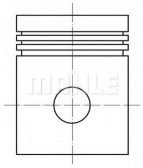 Поршень MAHLE / KNECHT 0156100 (фото 1)