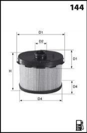Фільтр палива MECAFILTER ELG5236