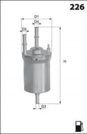 Фільтр палива MECAFILTER ELE6101