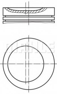 Поршень MAHLE / KNECHT 0812101 (фото 1)