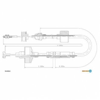 Тросик ADRIAUTO 55.0158.2