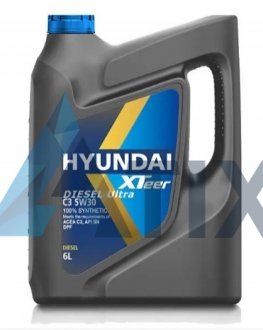 Масло моторное Hyundai / Kia XTeer Diesel Ultra C3 5W-30 (6 л) Hyundai/Kia/Mobis 1061224