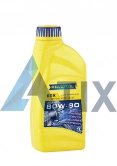 Трансмиссионное масло EPX GL-5 80W-90 минеральное 1 л RAVENOL 1223205001