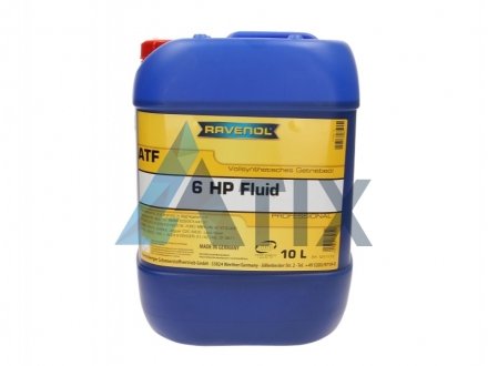 Трансмиссионное масло ATF 6HP Fluid синтетическое 10 л RAVENOL 1211112010