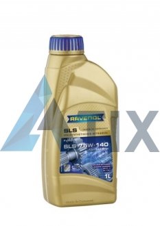 Трансмиссионное масло SLS GL-5 LS 75W-140 синтетическое 1 л RAVENOL 1221110001