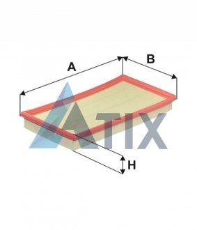 Фільтр повітряний KIA /AP182 (вир-во -FILTERS) WIX FILTERS WA6369 (фото 1)