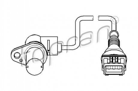 Датчик положення колінчастого вала TOPRAN / HANS PRIES 501441