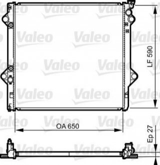 Теплообменник Valeo 735569