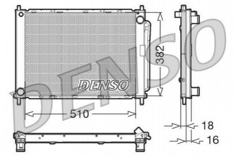 РАДИАТОР DENSO DRM23100