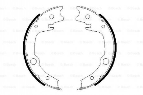 Гальмівні колодки барабані BOSCH 0986487679 (фото 1)