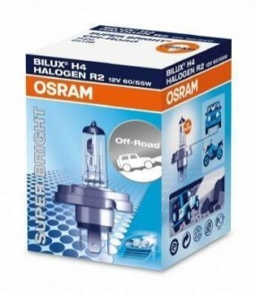 Лампа галогенная Off-Road Super Bright R2(Bilux) 12V 60/55W OSRAM 64198SB