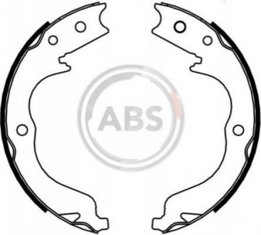 Колодка гальм. барабан. MITSUBISHI LANCER 2.0 EVO 08-,OUTLANDER II 2.2 3.0 07 задн. (вир-во ABS) A.B.S. 9235