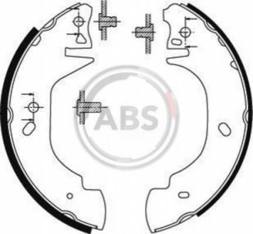 Комплект тормозных колодок A.B.S. 8940