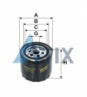 Фільтр палива WIX FILTERS WF8110