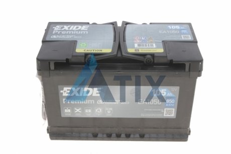 Стартерна батарея (акумулятор) EXIDE EA1050