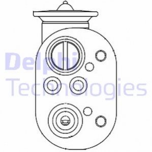 Терморегулирующий вентиль AC Delphi CB1001V (фото 1)