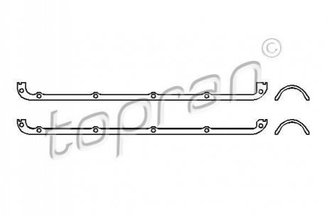 Комплект прокладок TOPRAN / HANS PRIES 101526
